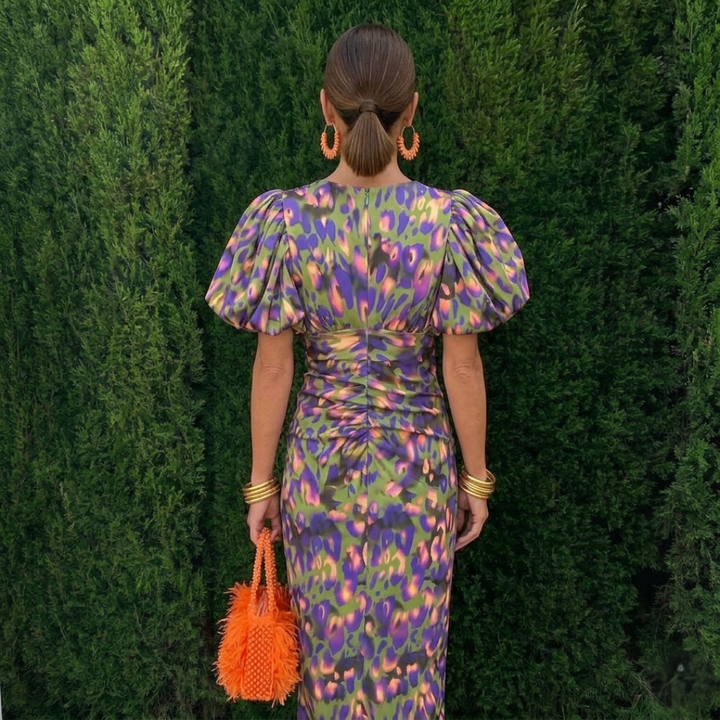 Juliette™ | Kleid mit plissierten Ärmeln