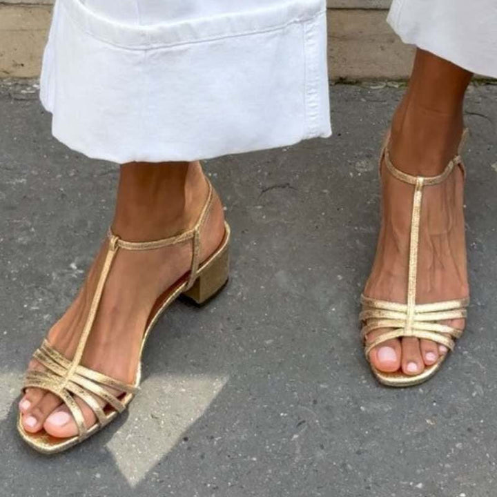Allexandra Sandalen mit Blockabsatz