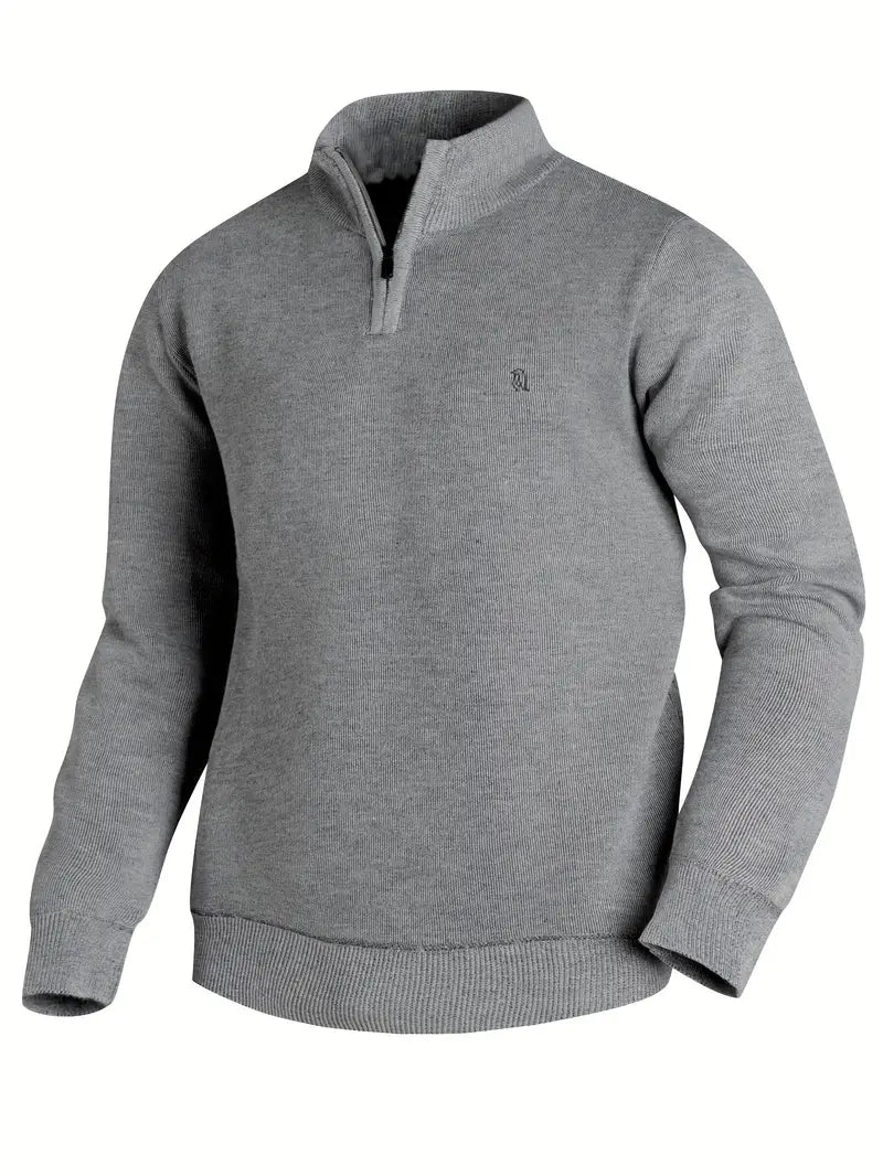 Noel | Lässiger Strickpullover Mit Reißverschluss