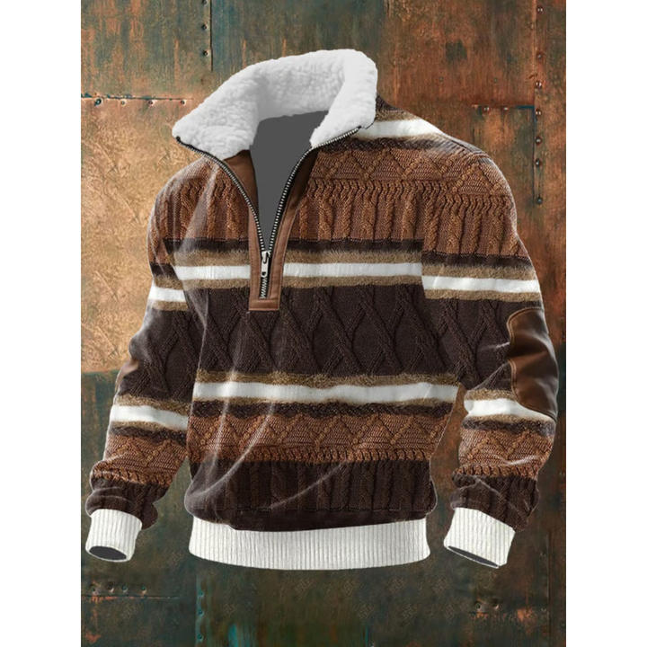Tobias | ThermoSoft | Fleecepullover mit Stehkragen