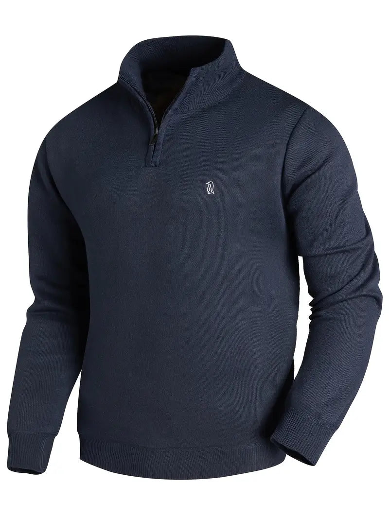 Noel | Lässiger Strickpullover Mit Reißverschluss