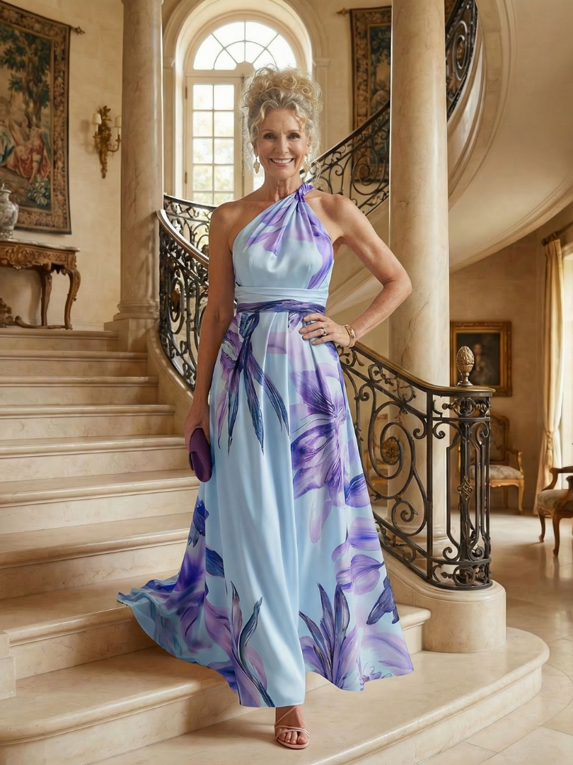 Amiel | Leichtes Floral-Maxikleid