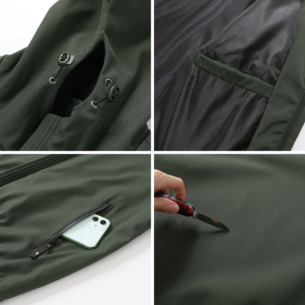 Leon | Elegante winddichte Herrenjacke