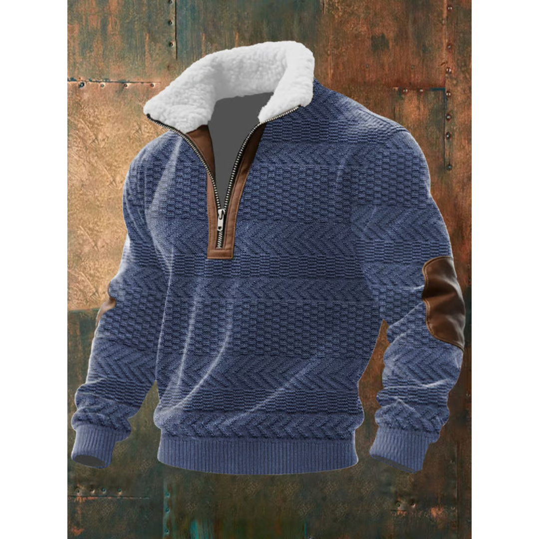 Tobias | ThermoSoft | Fleecepullover mit Stehkragen