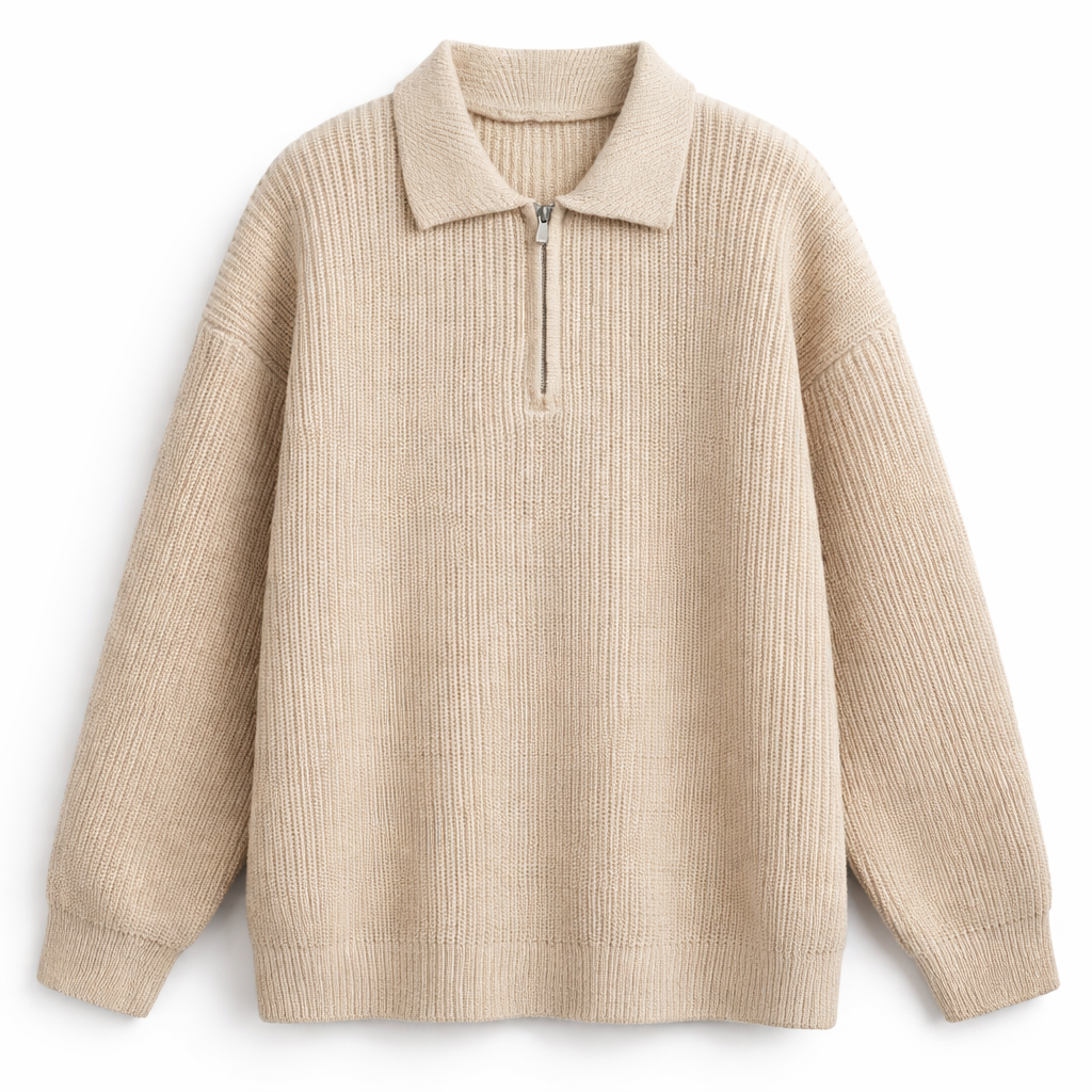 Ruben | Pullover mit Quarter-Zip