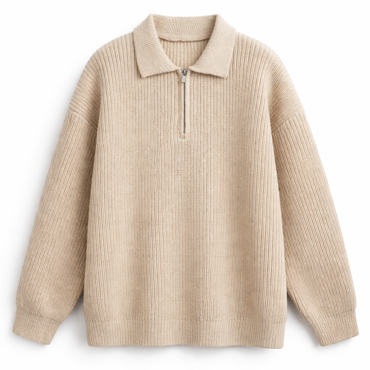 Ruben | Pullover mit Quarter-Zip