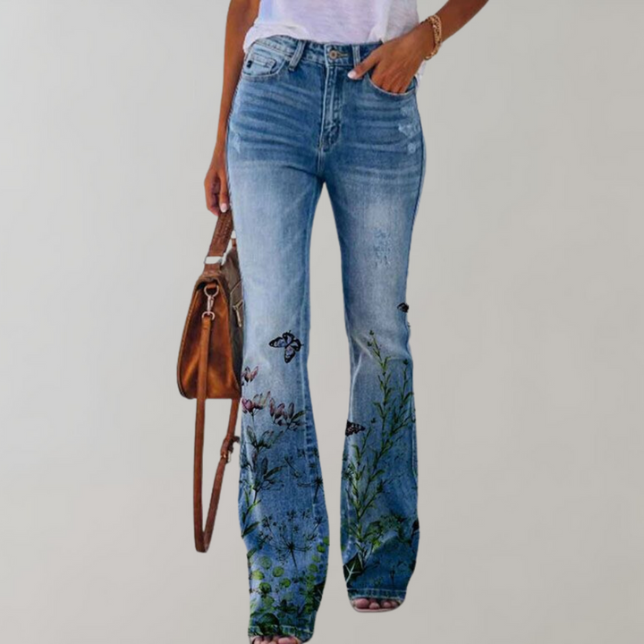 Henrietta | Jeans mit hoher Taille und Schlag