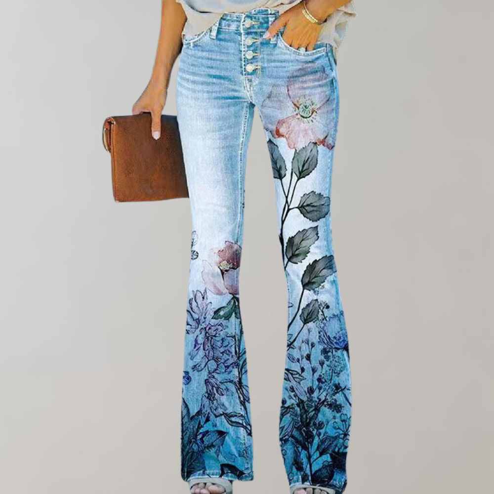 Henrietta | Jeans mit hoher Taille und Schlag