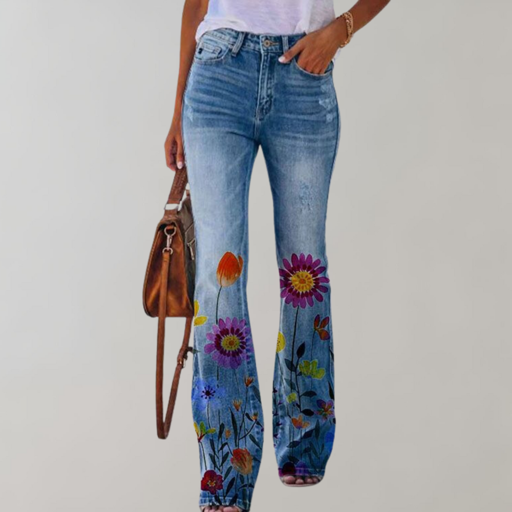 Henrietta | Jeans mit hoher Taille und Schlag