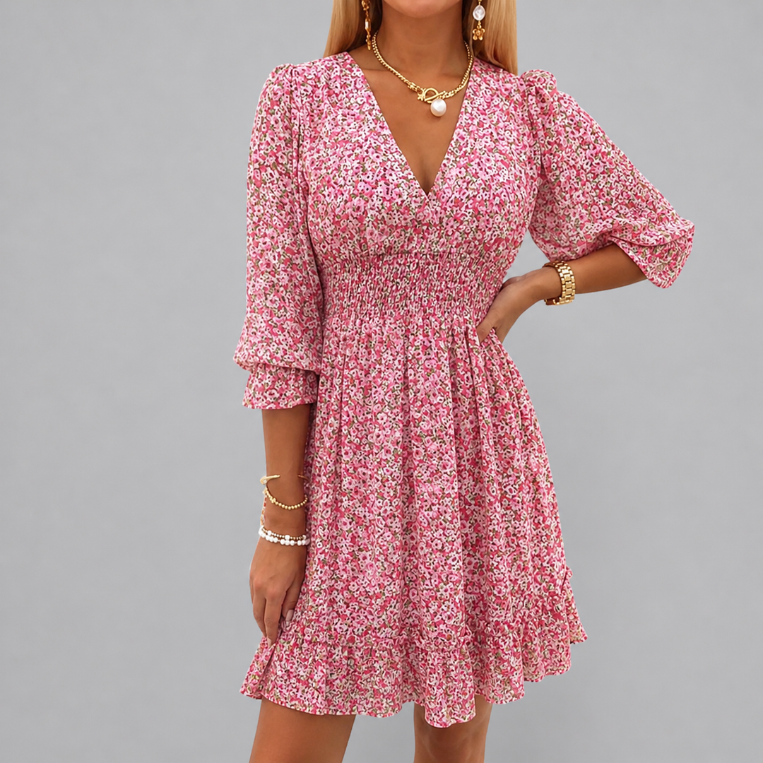 Keely | Elegantes florales Kleid