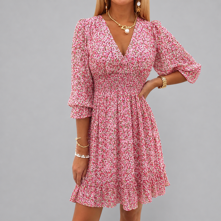 Keely | Elegantes florales Kleid