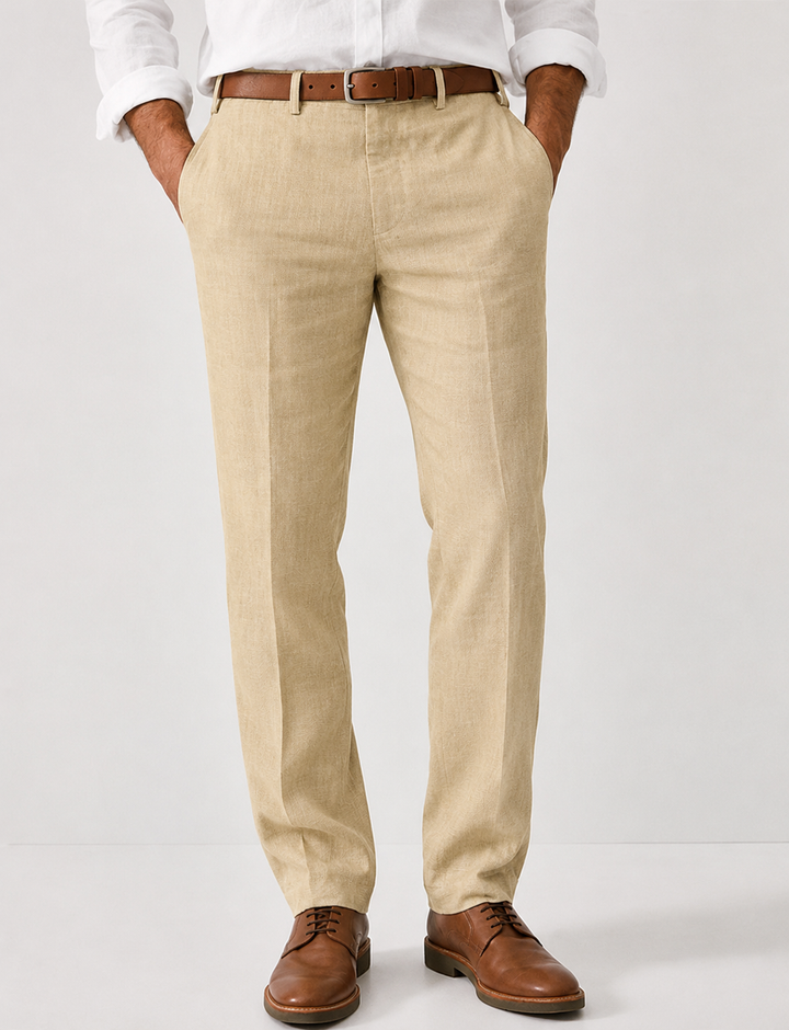 Jero | Elegante Freizeit-Hose für Herren in schmaler Passform