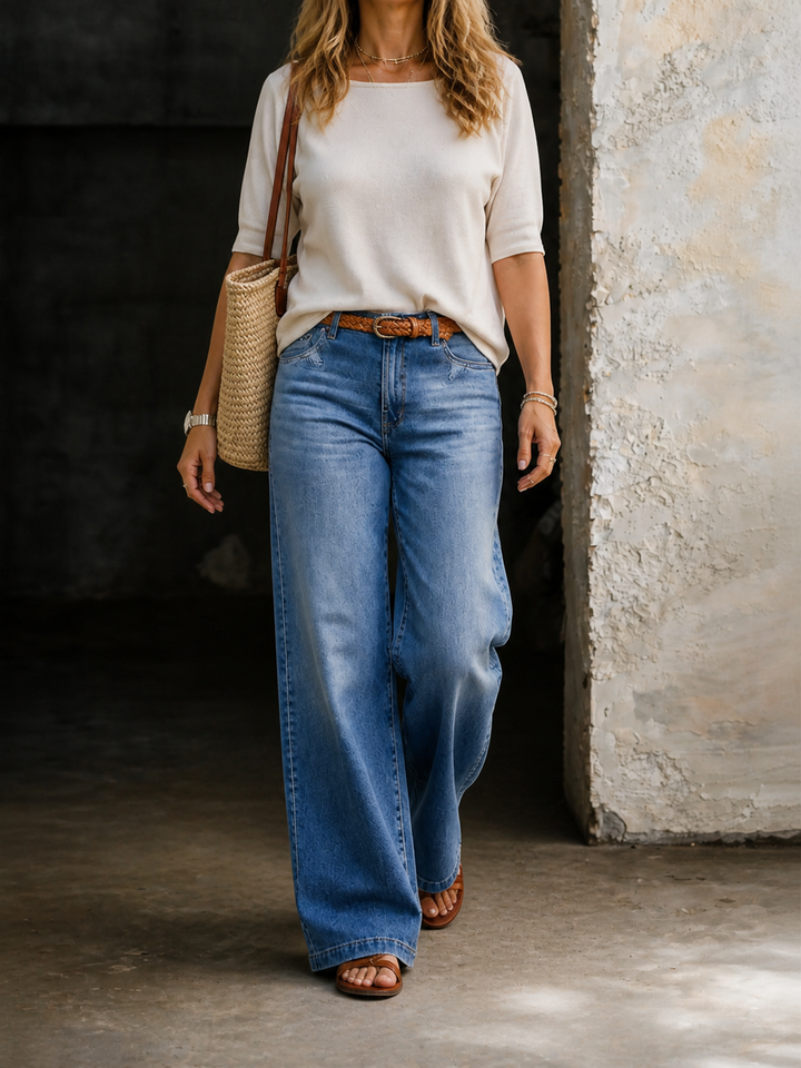 Madie | Vintage Hochtaillierte Jeans