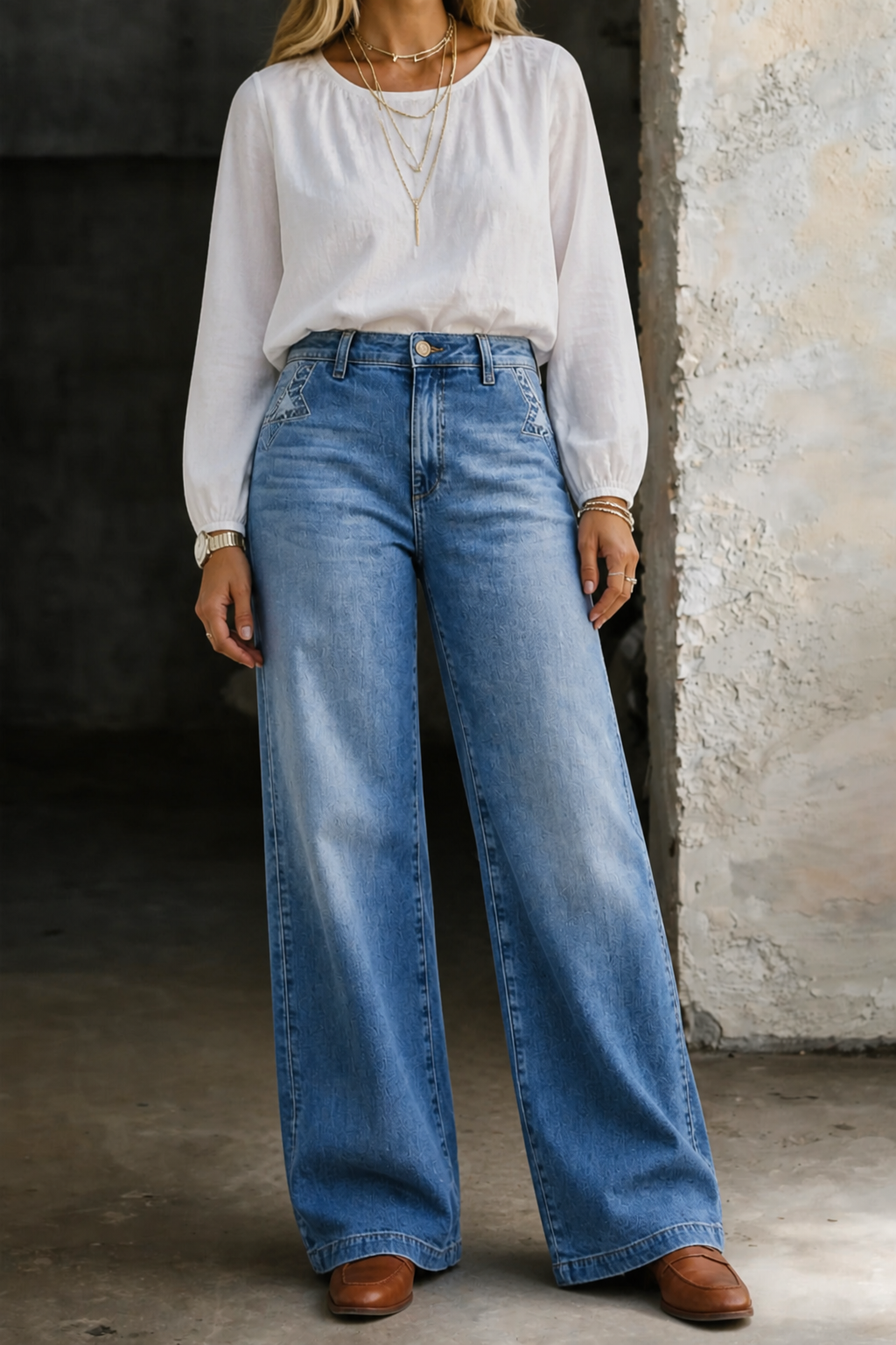 Madie | Vintage Hochtaillierte Jeans