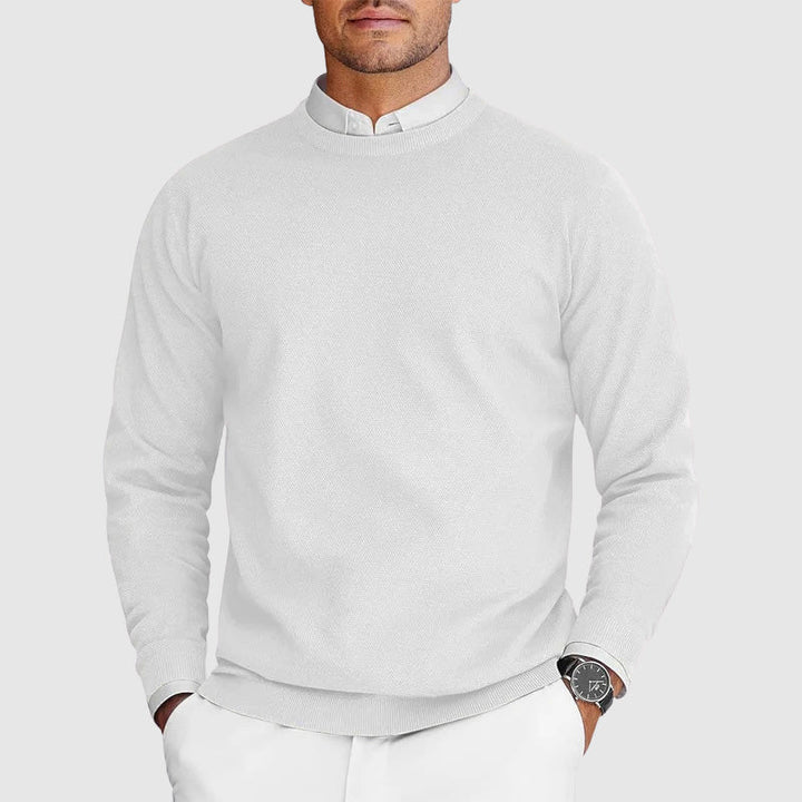 Elias | Stylischer Zeitloser Rundhalspullover