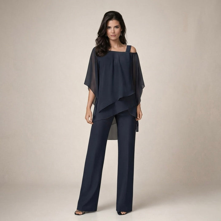 Tessie | Elegantes Set mit Lagenbluse
