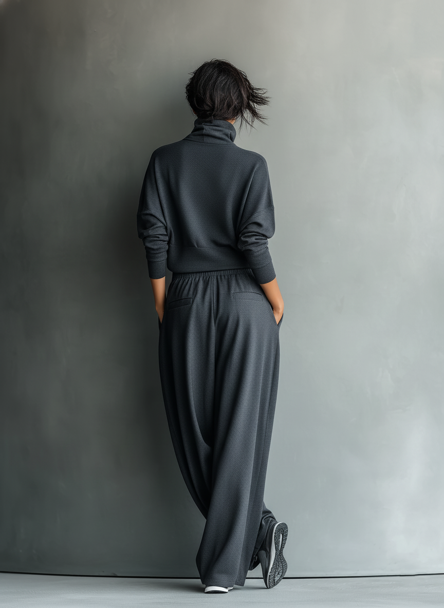 Lieselotte | Strick Ensemble Weite Hose