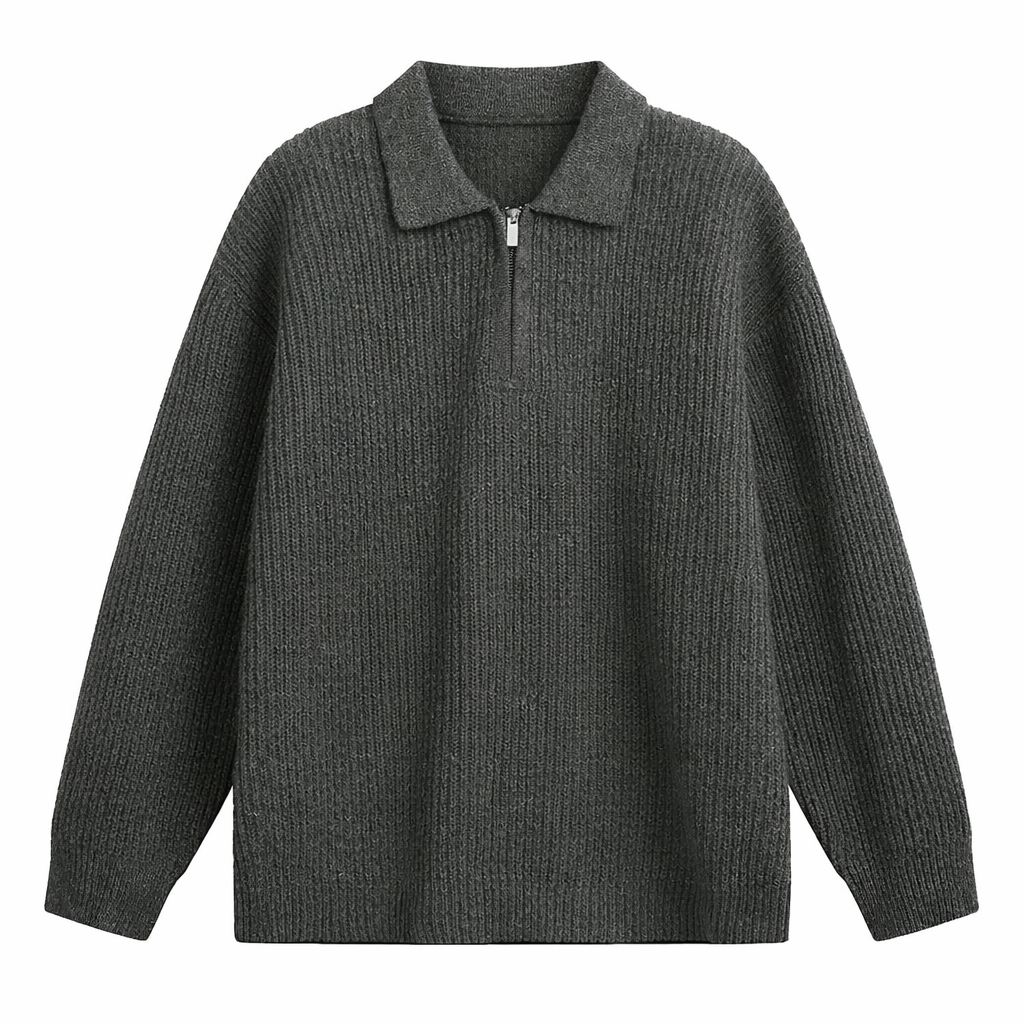 Ruben | Pullover mit Quarter-Zip