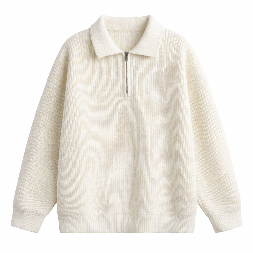 Ruben | Pullover mit Quarter-Zip