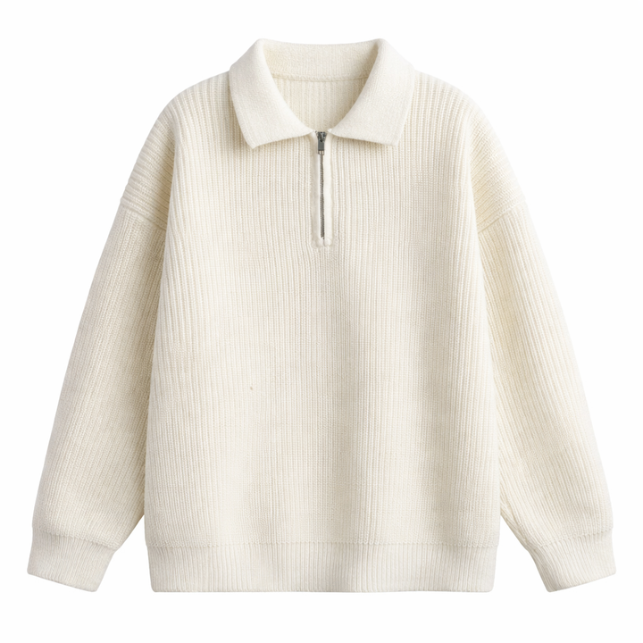 Ruben | Pullover mit Quarter-Zip