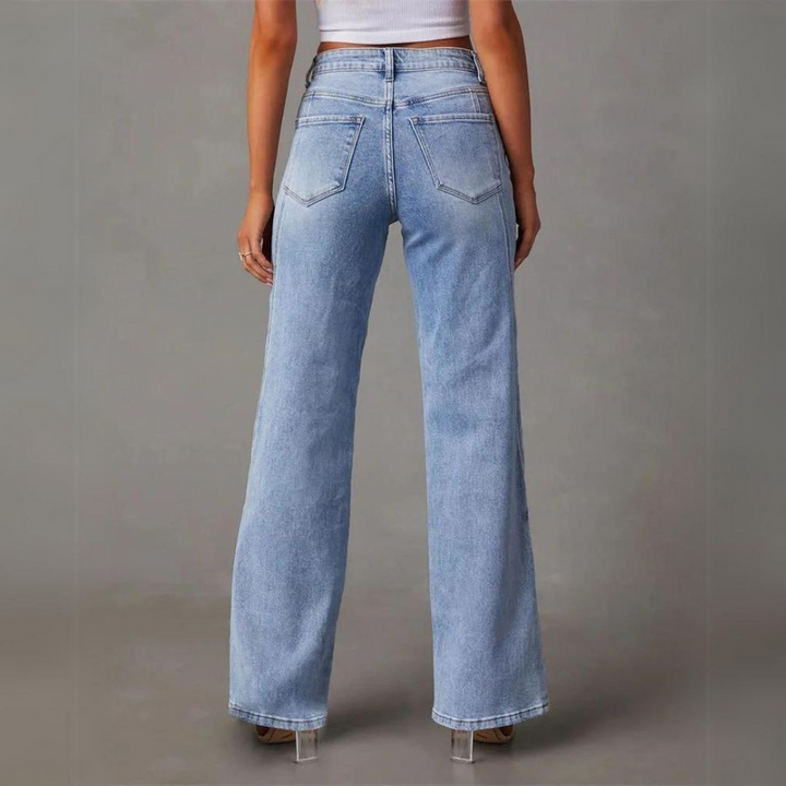 Rosalie | WEITE JEANS MIT HOHER TAILLE