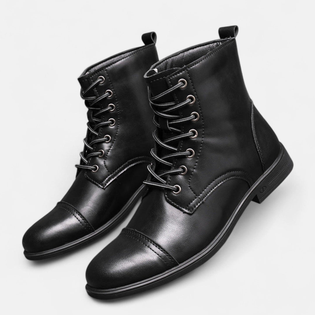Martino | Stilvolle Herrenstiefel aus hochwertigem Kunstleder