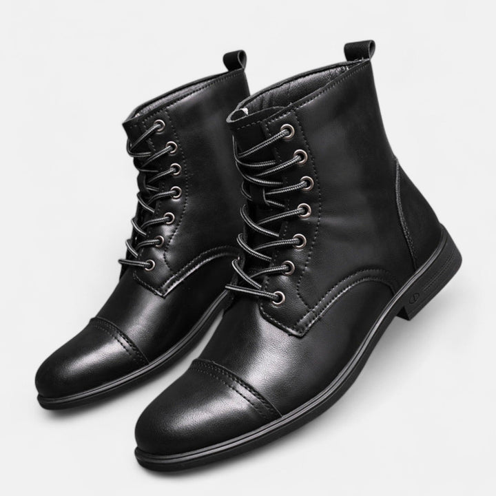 Martino | Stilvolle Herrenstiefel aus hochwertigem Kunstleder