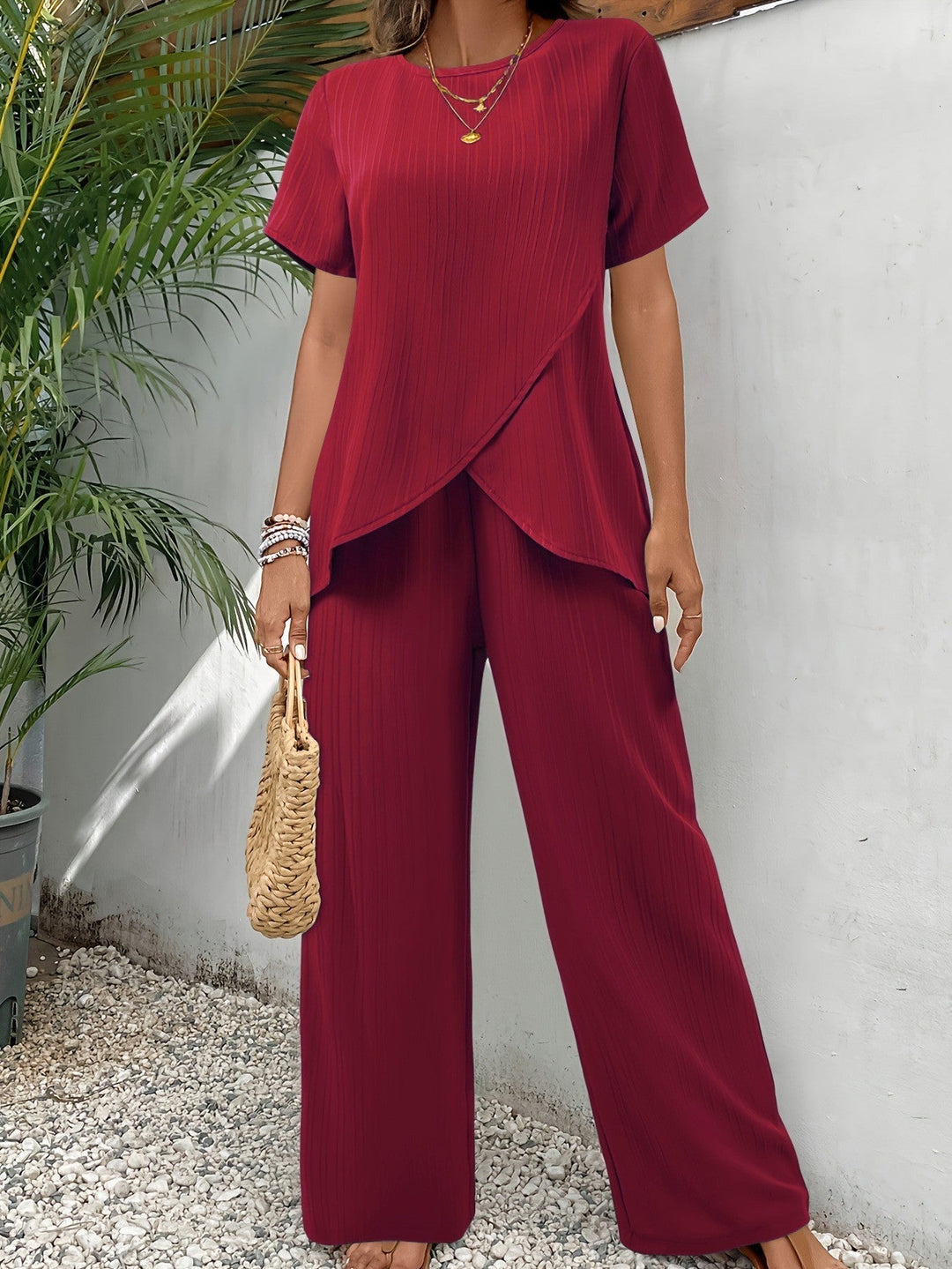 Patricia | Elegantes Komfort-Zweiteiliges Set