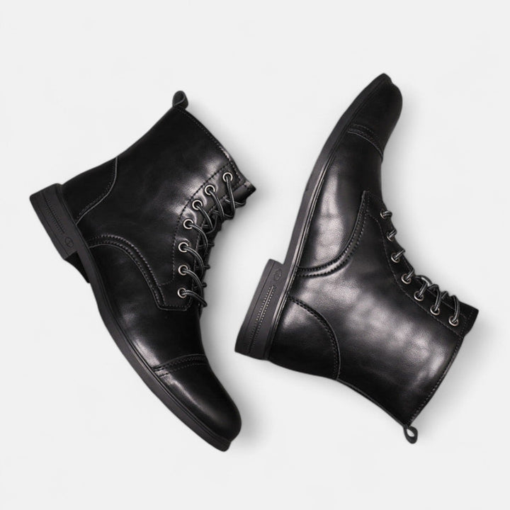 Martino | Stilvolle Herrenstiefel aus hochwertigem Kunstleder