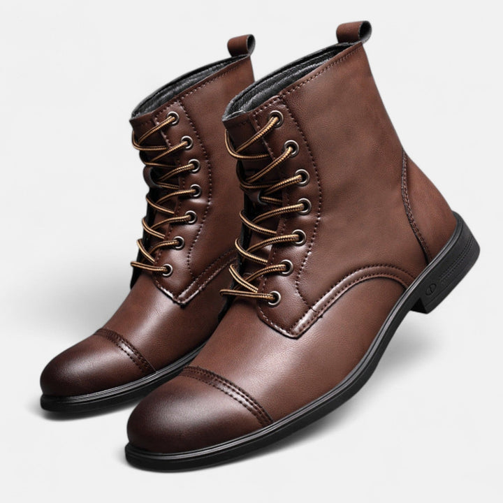 Martino | Stilvolle Herrenstiefel aus hochwertigem Kunstleder