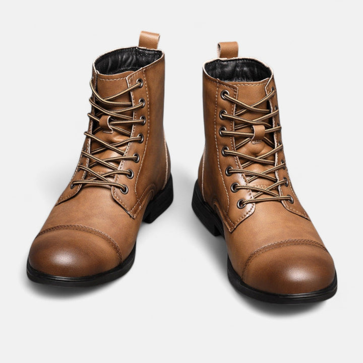 Martino | Stilvolle Herrenstiefel aus hochwertigem Kunstleder