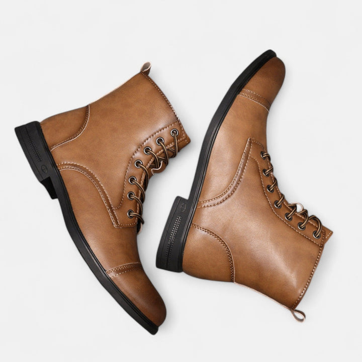 Martino | Stilvolle Herrenstiefel aus hochwertigem Kunstleder