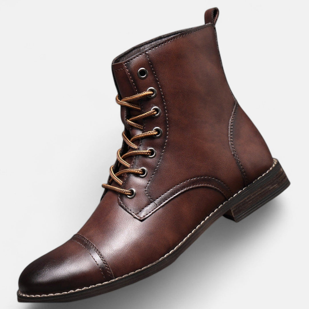 Martino | Stilvolle Herrenstiefel aus hochwertigem Kunstleder