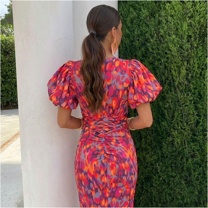 Juliette™ | Kleid mit plissierten Ärmeln