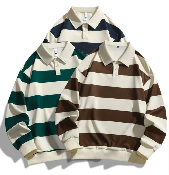 Sven | Lässiger Polo-Pullover