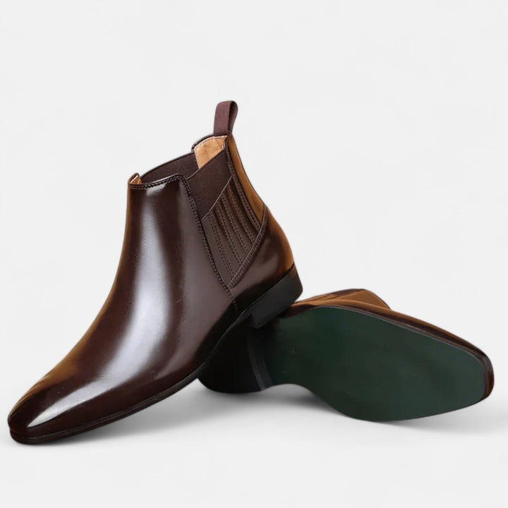 Max | Stilvolle Herren-Stiefeletten aus hochwertigem Kunstleder
