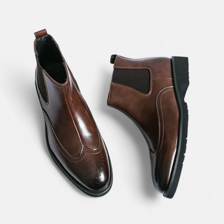 Walter | Stilvolle Chelsea-Stiefel für Herren aus hochwertigem Kunstleder bei Waltherhaus