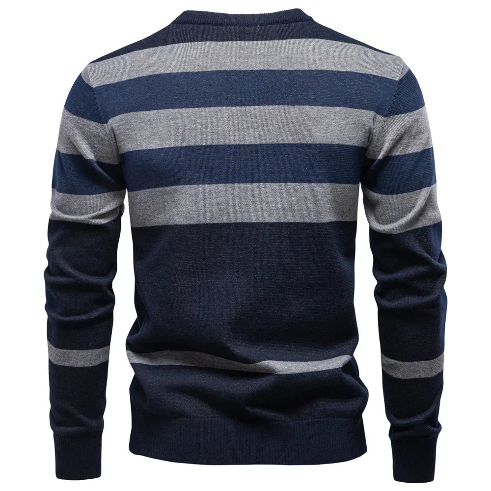Rosenfeld | Strickpullover für Herren mit Rautendesign
