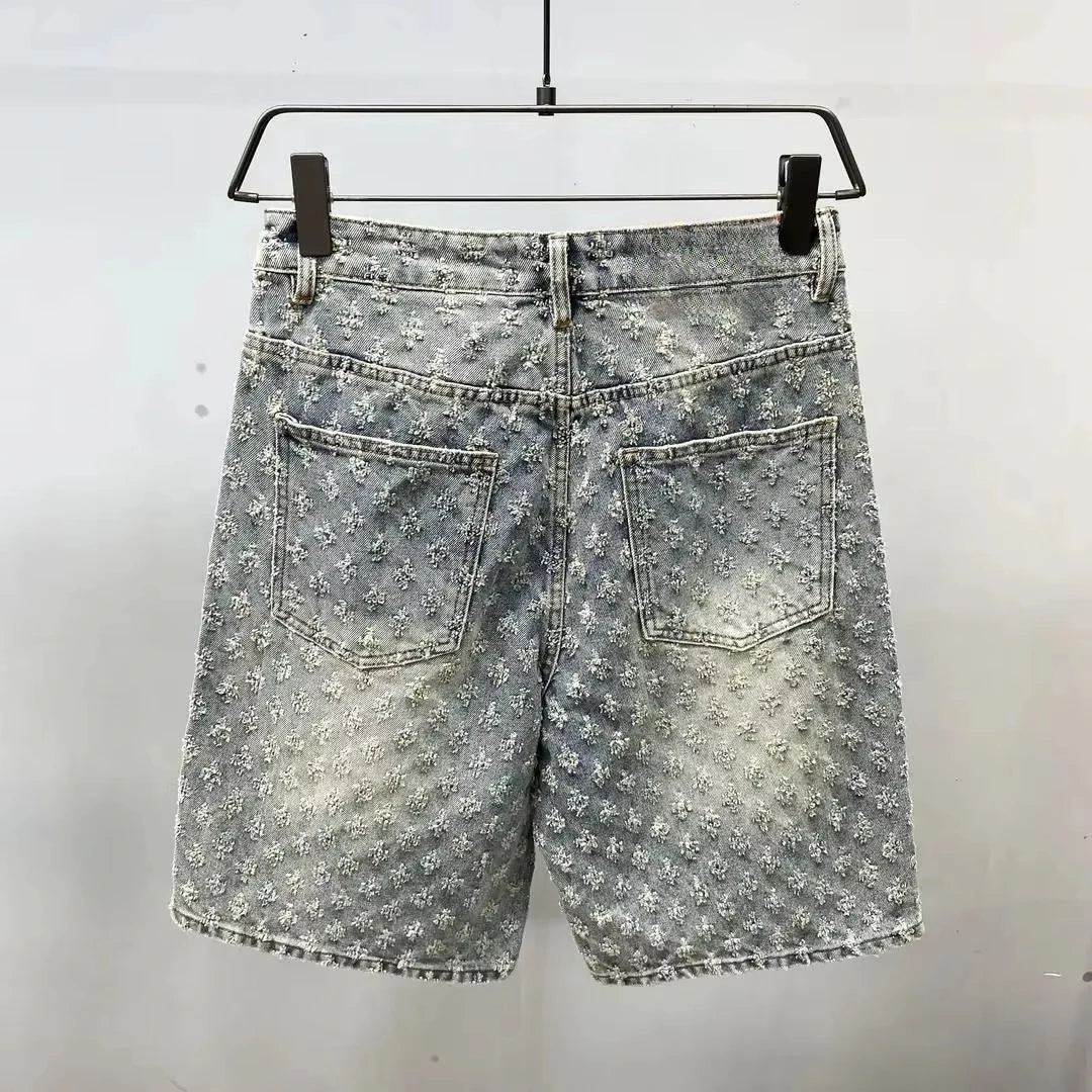 Mark | Premium Denim-Shorts mit Textur – Luxuriöses Gefühl, begrenzter Vorrat