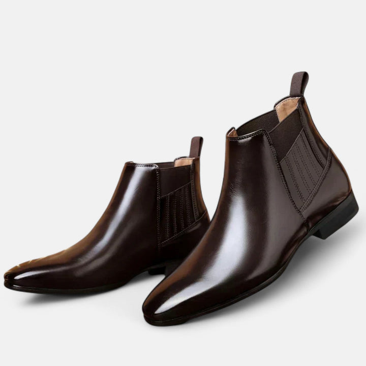 Max | Stilvolle Herren-Stiefeletten aus hochwertigem Kunstleder