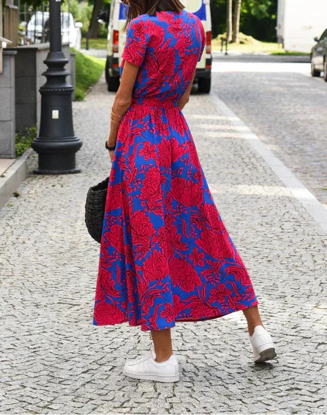 Lena | Elegantes Kleid mit V-Ausschnitt