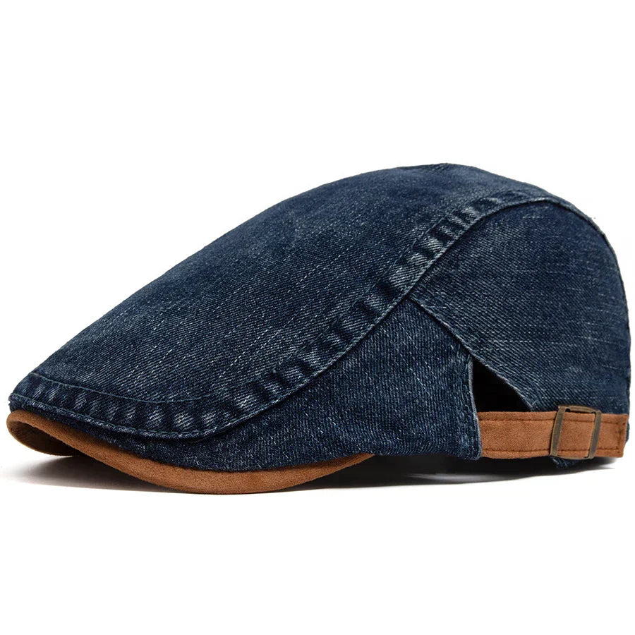 Fedor | Premium-Jeans-Schirmmütze – Zeitloser Stil und Komfort für jeden Tag.