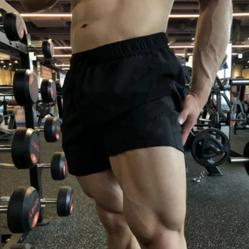 Brian Atmungsaktive Eisseide-Sommershorts für Strand und Fitness