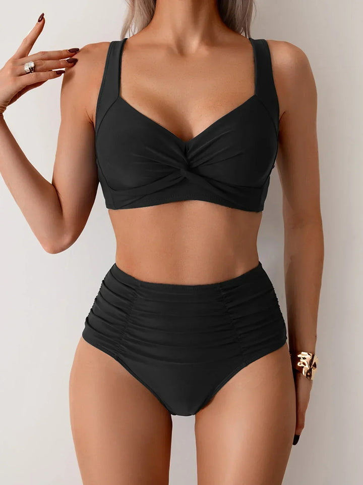 Greta | Hoch tailliertes Sommer-Bikiniset
