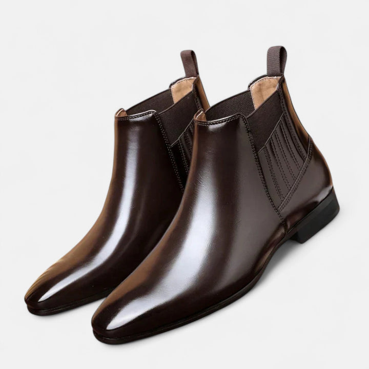 Max | Stilvolle Herren-Stiefeletten aus hochwertigem Kunstleder