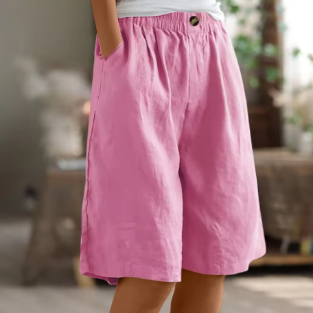 Femke - Entspannte Baumwoll-Bermuda