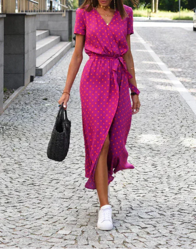 Lena | Elegantes Kleid mit V-Ausschnitt