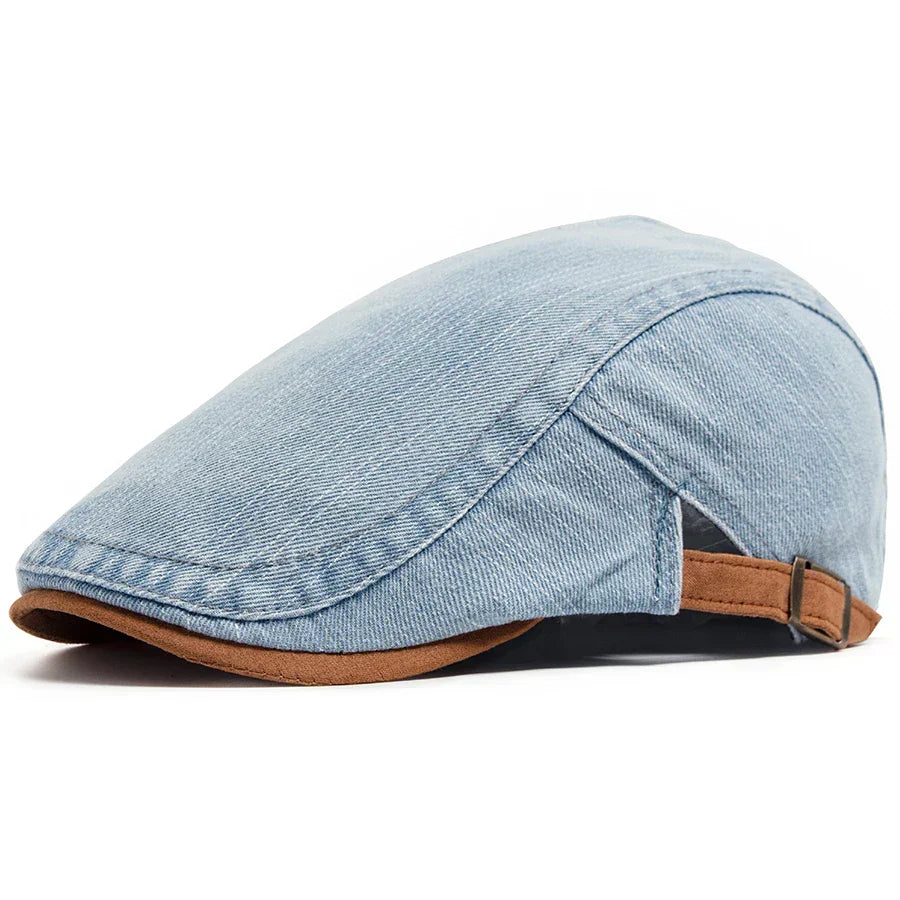 Fedor | Premium-Jeans-Schirmmütze – Zeitloser Stil und Komfort für jeden Tag.