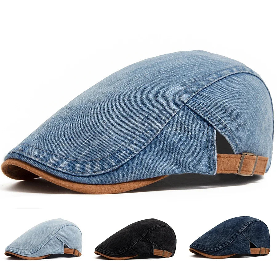 Fedor | Premium-Jeans-Schirmmütze – Zeitloser Stil und Komfort für jeden Tag.