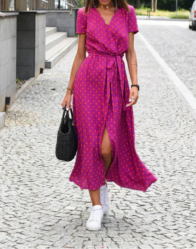 Lena | Elegantes Kleid mit V-Ausschnitt